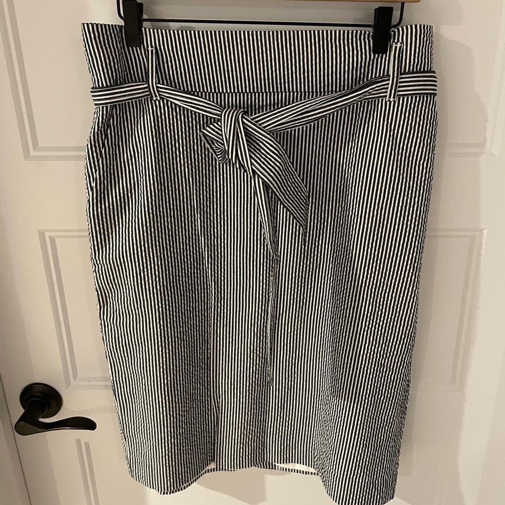Seersucker Skirt